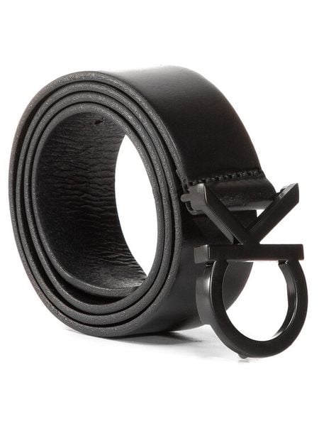 Calvin Klein Pasek Męski 35mm Ck Buckle Belt K50K505792 Czarny. Czarne paski męskie Calvin Klein, ze skóry. Za 229.99 zł.