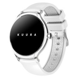 Kuura Inteligentny Zegarek FW3 V3 - Srebrny. Szare, cyfrowe zegarki męskie KUURA, bez wzorów, srebrne. Za 439.00 zł.