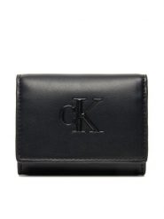 Calvin Klein Portfel Bold Ck Medium Bifold LV04F1047G Czarny. Czarne portfele damskie Calvin Klein, ze skóry. Za 149.99 zł.