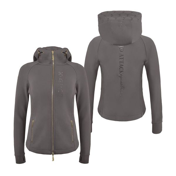 Bluza techniczna JD ATTACK Elisse. Szare bluzy damskie JD ATTACK, na jesień, xl, bez wzorów, sportowe, bez ramiączek, bez kaptura. Za 399.00 zł.