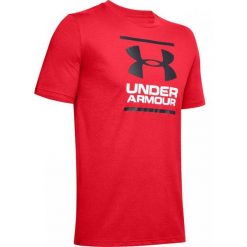 Koszulka sportowa męska Under Armour GL Foundation SS Tee. Czarne koszulki sportowe męskie Under Armour, m, bez wzorów, z bawełny, bez ramiączek, do piłki nożnej. W wyprzedaży za 112.40 zł.
