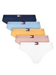 Tommy Hilfiger Komplet 5 par stringów UW0UW05642 Kolorowy. Majtki damskie Tommy Hilfiger, z bawełny. Za 219.99 zł.