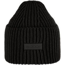 Czapka Froja Life Style z wełny. Czarne czapki damskie Viking, bez wzorów, z poliamidu, sportowe. Za 101.99 zł.