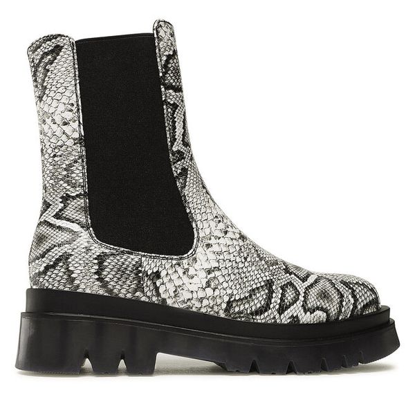 Botki Jenny Fairy. Szare botki damskie Jenny Fairy, bez wzorów, bez obcasa, na płaskiej podeszwie, bez zapięcia. Za 139.99 zł.