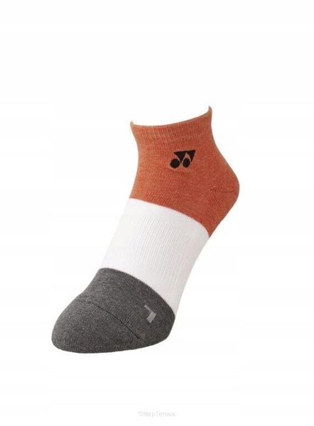 Skarpety tenisowe Yonex Low Cut. Brązowe skarpetki damskie YONEX, bez wzorów, z bawełny. Za 38.99 zł.