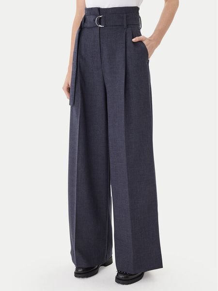 ViCOLO Spodnie materiałowe GRA Granatowy Regular Fit. Niebieskie spodnie materiałowe damskie ViCOLO, bez wzorów, z materiału. Za 349.99 zł.