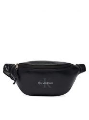 Calvin Klein Nerka Bold Logo Webbing Waistbag LV04D3630G Czarny. Czarne saszetki i nerki męskie Calvin Klein, bez wzorów, ze skóry. Za 329.99 zł.