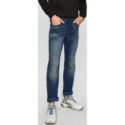 G-Star Raw - Jeansy 3301 Straight. Niebieskie jeansy męskie G-Star Raw, z bawełny, retro. W wyprzedaży za 159.90 zł.