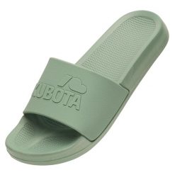 Kubota Klapki Basenowe Basic Plain. Zielone klapki damskie Kubota, bez wzorów, sportowe, bez obcasa, bez zapięcia. Za 99.99 zł.