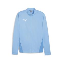Kurtka z dresu Puma TeamGoal. Niebieskie kurtki męskie Puma, s, bez wzorów, z dresówki, bez kaptura. Za 252.50 zł.