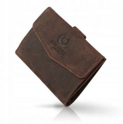 Paolo Peruzzi Portfel damski skórzany vintage RFID T-35-BR. Portfele damskie Paolo Peruzzi. Za 116.09 zł.