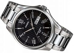 Zegarek Męski Casio MTP-1384D-1AVDF + BOX. Zegarki męskie Casio, bez wzorów. Za 287.00 zł.
