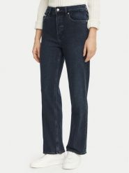 Calvin Klein Jeans Jeansy LV047H739G Granatowy Straight Fit. Niebieskie jeansy damskie Calvin Klein Jeans, bez wzorów, z bawełny. Za 409.99 zł.