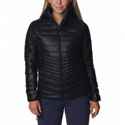 Kurtka puchowa damska Columbia Platinum Peak Hooded. Brązowe kurtki sportowe damskie Columbia, s, bez wzorów, z puchu, bez ramiączek, bez kaptura, trekkingowe. Za 339.99 zł.