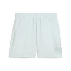 Młodzieżowe tkane szorty Essentials Logo Lab Summer PUMA Peaceful Blue. Niebieskia szorty damskie Puma, bez wzorów, z gumy, młodzieżowe. Za 100.55 zł.