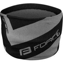 Chusta wielofunkcyjna dla dorosłych sportowa Force Arrow zimowa. Czarne szaliki męskie FORCE, bez wzorów. Za 39.90 zł.