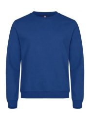 Clique Basic Roundneck bluza unisex z stabilizowanego materiału antypilling –. Niebieskie bluzy damskie CLIQUE, xl, bez wzorów, z bawełny, bez ramiączek, bez kaptura. Za 157.03 zł.