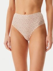 Chantelle Stringi Soft Stretch C11DA0 Beżowy. Brązowe majtki damskie Chantelle, z syntetyku. Za 99.99 zł.
