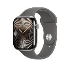 Zegarek smart Apple Watch Series 10 GPS + Cellular Tytan. Białe, cyfrowe zegarki męskie Apple, bez wzorów. Za 3,890.00 zł.