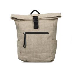 RIEKER H1607-60 beige, plecak damski. Brązowe torebki do ręki damskie Rieker, bez wzorów, z materiału, bez dodatków. Za 249.90 zł.