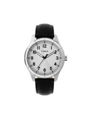 Timex Zegarek Main Street TW2Y16000 Czarny. Czarne, analogowe zegarki męskie Timex, bez wzorów. Za 349.99 zł.