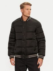 Guess Kurtka bomber M4BL31 WGJ92 Czarny Regular Fit. Czarne kurtki męskie Guess, m, z aplikacjami, z syntetyku, bez kaptura. Za 629.99 zł.