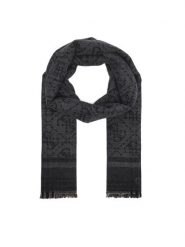 Guess Szalik AM9670 POL03 Czarny. Czarne rękawiczki damskie Guess, z aplikacjami, z poliesteru. Za 234.99 zł.