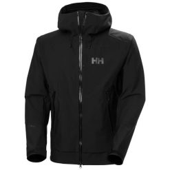 Kurtka narciarska Helly Hansen Verglas Bc. Czarne kurtki sportowe męskie Helly Hansen, na zimę, m, bez wzorów, bez kaptura, narciarskie. Za 1,623.15 zł.