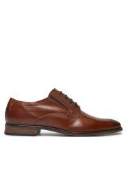 Bugatti Półbuty 313-AHY03-1000 Brązowy. Brązowe buty wizytowe męskie Bugatti, bez wzorów, ze skóry, bez obcasa, bez zapięcia. Za 259.99 zł.