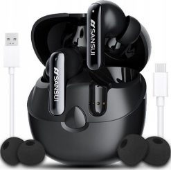 GŁOŚNE SŁUCHAWKI BEZPRZEWODOWE BLUETOOTH 5.4 DOKANAŁOWE SPORTOWE POWERBANK. Słuchawki bezprzewodowe JG Smart. Za 139.99 zł.
