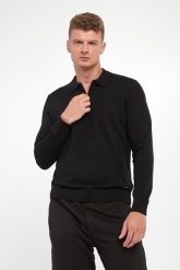Sweter męski z wełny dziewiczej Dondor JOOP!. Swetry męskie JOOP!, m, bez wzorów, z wełny, bez kołnierzyka, bez ramiączek. Za 779.00 zł.
