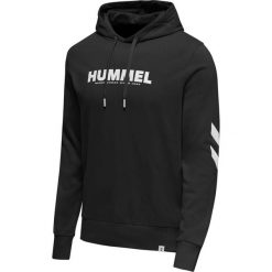 Bluza z kapturem Hummel Legacy Logo. Czarne bluzy damskie Hummel, s, bez wzorów, sportowe, bez ramiączek, z kapturem. W wyprzedaży za 145.50 zł.