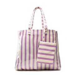 Torebka Jenny Fairy. Fioletowe shopperki damskie Jenny Fairy, bez wzorów, bez dodatków. Za 89.98 zł.