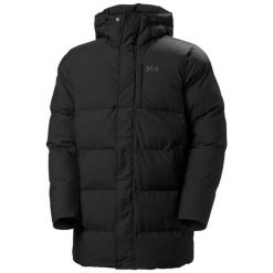 Kurtka puchowa Helly Hansen Alby Puffy. Czarne kurtki męskie Helly Hansen, m, bez wzorów, z puchu, bez kaptura. W wyprzedaży za 1,246.95 zł.