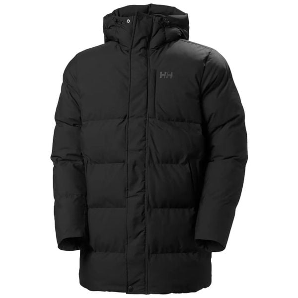 Kurtka puchowa Helly Hansen Alby Puffy. Czarne kurtki męskie Helly Hansen, m, bez wzorów, z elastanu, biznesowe, bez kaptura. Za 868.46 zł.