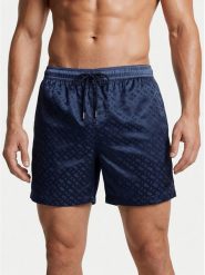 BOSS Szorty kąpielowe Jacques 50561181 Granatowy Regular Fit. Niebieskie kąpielówki męskie Boss, bez wzorów, z syntetyku. Za 449.99 zł.