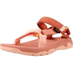 Sandały TEVA C HURRICANE XLT J Rose. Czerwone sandały damskie Teva, bez wzorów, z tkaniny, bez obcasa, bez zapięcia. Za 218.99 zł.