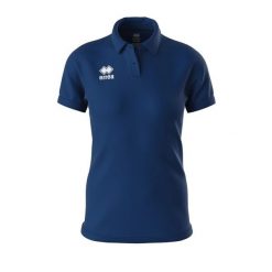 Damska koszulka polo Errea Alexis. Niebieskie bluzki damskie ERREA, bez wzorów, eleganckie, bez kołnierzyka, bez ramiączek. Za 237.00 zł.