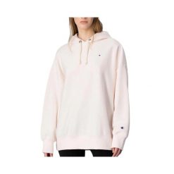 Bluza dresowa damska Champion Hooded Sweatshirt. Czerwone bluzy damskie Champion, m, bez wzorów, z bawełny, bez ramiączek, bez kaptura. Za 270.00 zł.