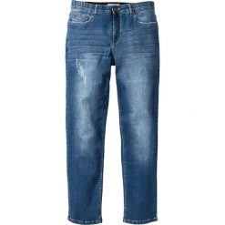 Top Premium ze sztrasami bonprix biały. Białe jeansy męskie bonprix, bez wzorów, bez kołnierzyka, bez ramiączek. Za 89.99 zł.