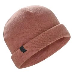 Czapka Salewa Puez Alpine. Czerwone czapki damskie Salewa, bez wzorów, z materiału. Za 231.00 zł.