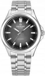 Zegarek Giewont Zegarek Męski Giewont Elegance Sapphire Srebrno Czarny GW5160-B2. Czarne zegarki męskie Giewont, bez wzorów. Za 164.11 zł.