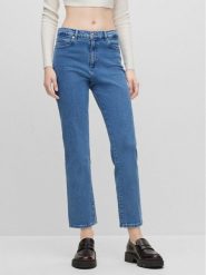 Hugo Jeansy 50488946 Niebieski Regular Fit. Niebieskie jeansy damskie Hugo, bez wzorów, z jeansu. Za 359.99 zł.