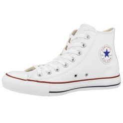 Trampki Converse Chuck Taylor HI Leather, Dla obu płci. Białe trampki i tenisówki damskie Converse, bez wzorów, ze skóry, bez zapięcia. Za 361.70 zł.