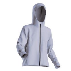 Kurtka turystyczna damska Quechua MH100. Zielone kurtki sportowe damskie QUECHUA, m, bez wzorów, z materiału, bez ramiączek, bez kaptura, trekkingowe. Za 199.99 zł.