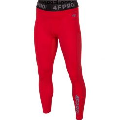 Bielizna baselayer 4FPro SPMF403 - czerwony allover. Czerwona spodnie sportowe męskie 4F, m, bez wzorów, z jersey. W wyprzedaży za 49.99 zł.