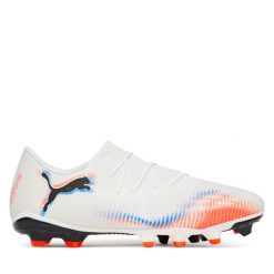 Buty do piłki nożnej Puma. Białe buty sportowe męskie Puma, bez wzorów, bez zapięcia. Za 299.99 zł.