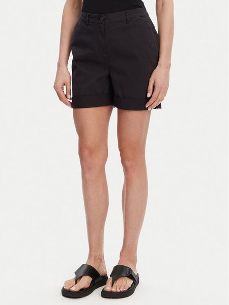 Barbour Szorty materiałowe LST0022NY73 Granatowy Regular Fit. Niebieskie szorty damskie Barbour, bez wzorów, z bawełny. Za 389.99 zł.