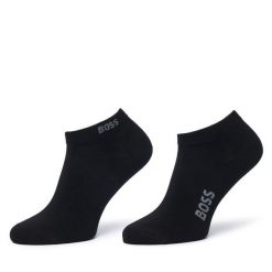 Skarpety krótkie BOSS. Czarne skarpety męskie Boss, bez wzorów. Za 69.99 zł.