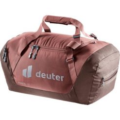 Torba podróżna deuter Duffel. Czerwone torby podróżne damskie Deuter, bez wzorów, z materiału. Za 369.99 zł.